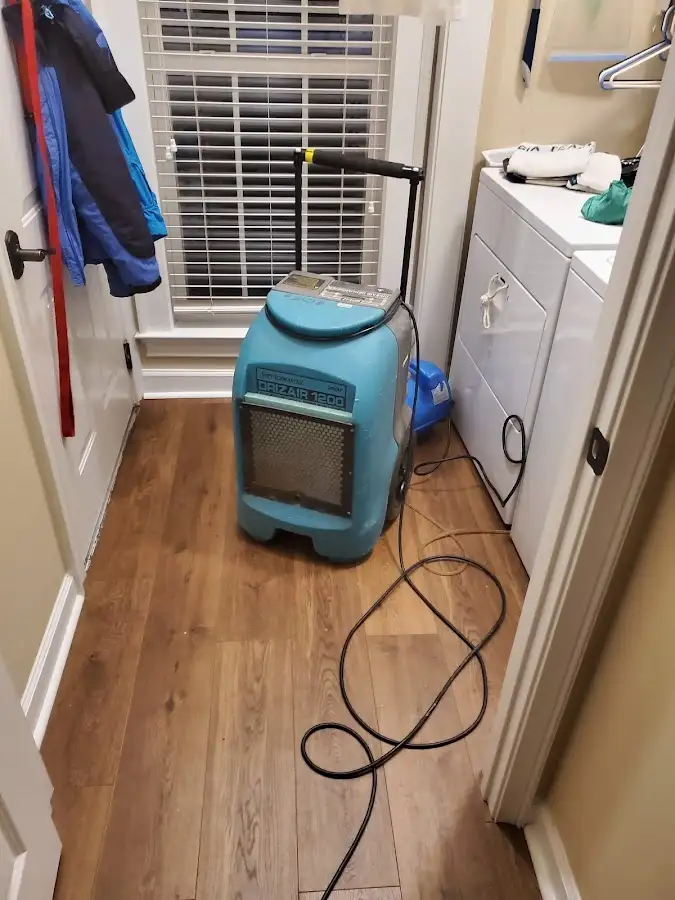 Commercial dehumidifier deployed for Flood Damage Cleanup in Hendersonville