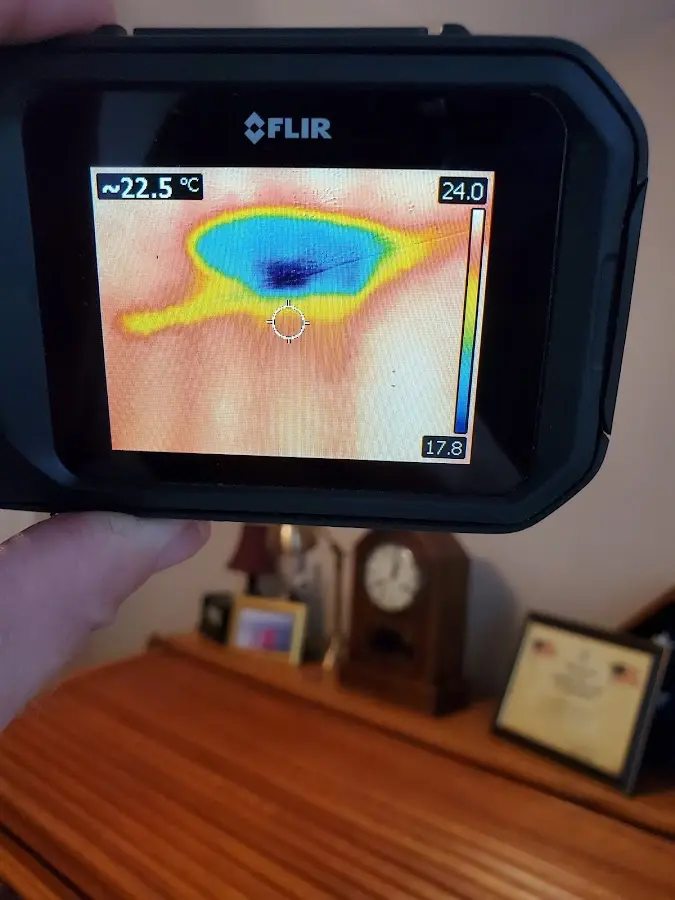 Thermal imaging inspection for water damage in Hendersonville